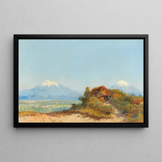 Max Friedrich Rabes - Sicilian Landscape Etna in the Background.webp