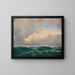 Marine Painting - Max Jensen — framed artwork on a wall