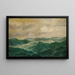 Movement on a Seascape - Max Jensen — framed artwork on a wall