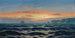 Velero cerca de la costa en la luz de la tarde - Max Jensen — vista de la obra
