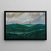 Barco en mar agitada - Max Jensen — cuadro enmarcado en la pared