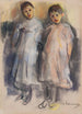 Dos niñas pequeñas - Max Lieberman — vista de la obra