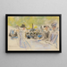 À table - Max Liebermann — framed artwork on a wall