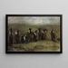 Workers in the Beet Field, Study - Max Liebermann — framed artwork on a wall