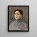 Retrato de la actriz Else Lehmann - Max Liebermann — cuadro enmarcado en la pared