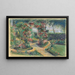 El jardín de rosas en Wannsee - Max Liebermann — cuadro enmarcado en la pared