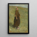 Young girl standing on the dune, facing right - Max Liebermann — framed artwork on a wall