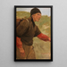 Peasant merchant - Max Liebermann — framed artwork on a wall