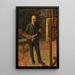 Self-portrait in costume in front of the easel, full-length - Max Liebermann — framed artwork on a wall