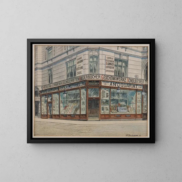 Antiquariat Plaschka - Max Neubauer — cuadro enmarcado en la pared