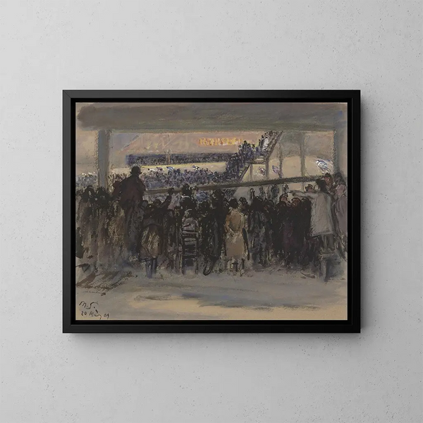 Carrera de seis días de Berlín - Max Slevogt — cuadro enmarcado en la pared