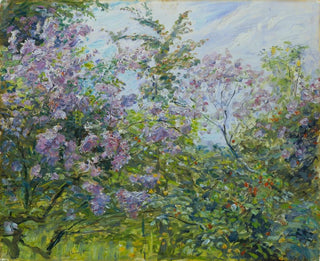 Max Slevogt - Blossoming Lilac.webp