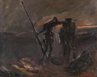 Max Slevogt - Don Quixote  Nachtwache Don Quijote und Rosinante.webp