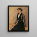 Fräulein Eva Steinbarth - Max Slevogt — cuadro enmarcado en la pared