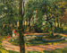 niños junto al estanque en el jardín de Godramstein - Max Slevogt — vista de la obra