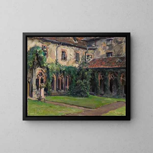 Cloître de l'abbaye des Augustins à Landau II - Max Slevogt — cuadro enmarcado en la pared