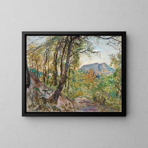 Paisaje palatino - Max Slevogt — cuadro enmarcado en la pared