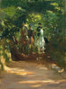 Horse riding group in the forest - Max Slevogt — artwork view