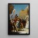 Construction of the Pyramids - Max Thedy — framed artwork on a wall