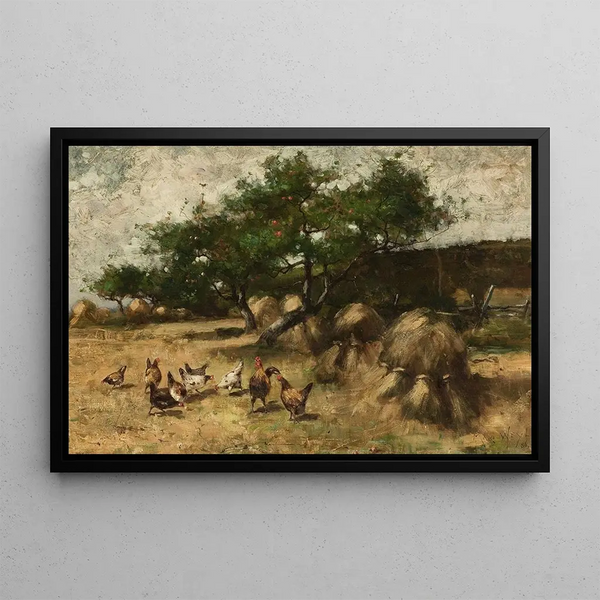 Max Weyl - Roosters in the Yard.webp