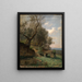 Paisaje italiano - Max Wilhelm Roman — cuadro enmarcado en la pared