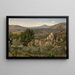 Landscape Painting near Olevano - Max Wilhelm Roman — framed artwork on a wall