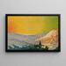 Atardecer en Colorado - Maxfield Parrish — cuadro enmarcado en la pared
