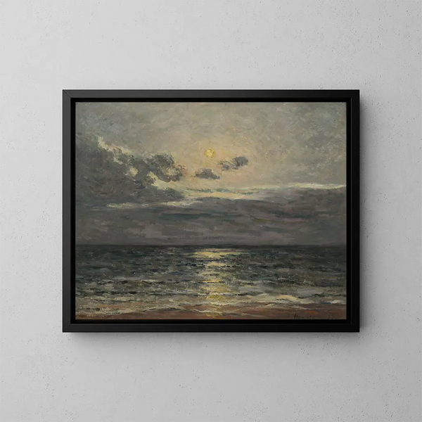 Moon Effect Painting - Maxime Maufra — framed artwork on a wall