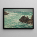 Large Sea View Painting, Belle-Île-en-Mer - Maxime Maufra — framed artwork on a wall
