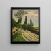The Evening Before the Rain - Maxime Maufra — framed artwork on a wall