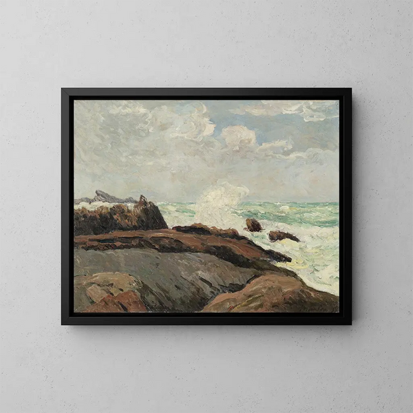 fuerte en Saint-Gunol, Penmarch - Maxime Maufra — cuadro enmarcado en la pared