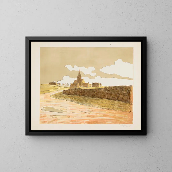 Notre-Dame de la Clarté - Maxime Maufra | Cuadro — cuadro enmarcado en la pared