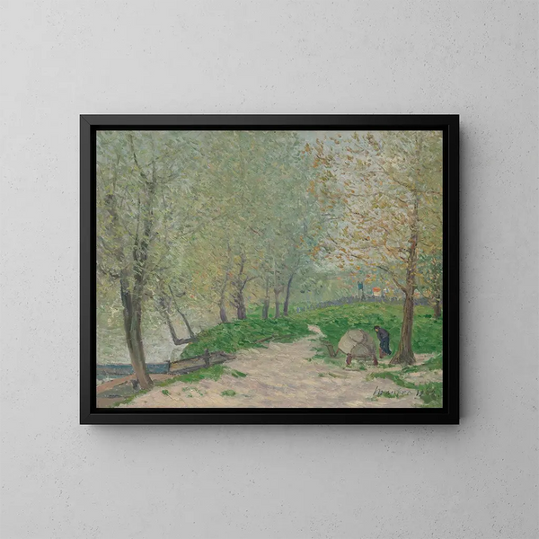 Primavera en Champigny-sur-Marne - Maxime Maufra — cuadro enmarcado en la pared