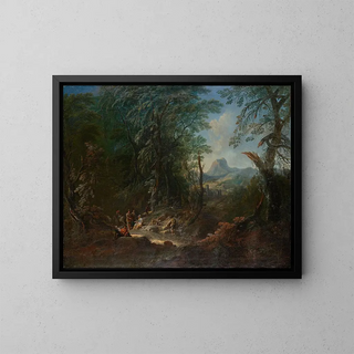 Maximilian Joseph Schinnagl - Waldlandschaft Morgen.webp