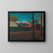 Periferia de la gran ciudad - Maximilian Reinitz — cuadro enmarcado en la pared