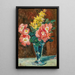 Jarrón con flores - Maximilien Luce — cuadro enmarcado en la pared