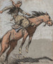 Bronco Buster - Maynard Dixon — vista de la obra