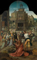 la decapitación de San Juan Bautista - Maestro de 1518 — vista de la obra