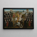 Los miembros de la guilda del antiguo ballestero de Malinas - Maestro de la guilda de San Jorge de Malinas — cuadro enmarcado en la pared