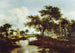 Una ruina en la orilla de un río - Meindert Hobbema — vista de la obra