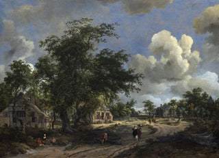 Meindert Hobbema - A View on a High Road.webp