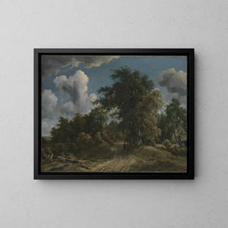 Meindert Hobbema - Woodland Road.webp