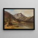 sobre la orilla del lago Langbathsee - Melchior Fritsch — cuadro enmarcado en la pared