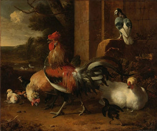 Melchior dHondecoeter - A Poultry Yard.webp