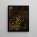 Aves muertas - Melchior d'Hondecoeter — cuadro enmarcado en la pared