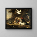 Patos - Melchior d'Hondecoeter — cuadro enmarcado en la pared