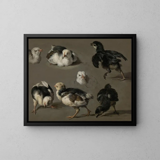 Melchior dHondecoeter - Seven Chicks.webp