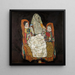 Madre con dos hijos III - Egon Schiele — cuadro enmarcado en la pared