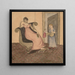Madre e hijo - Eunice Pinney — cuadro enmarcado en la pared