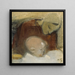 Madre e hijo - Helene Schjerfbeck — cuadro enmarcado en la pared